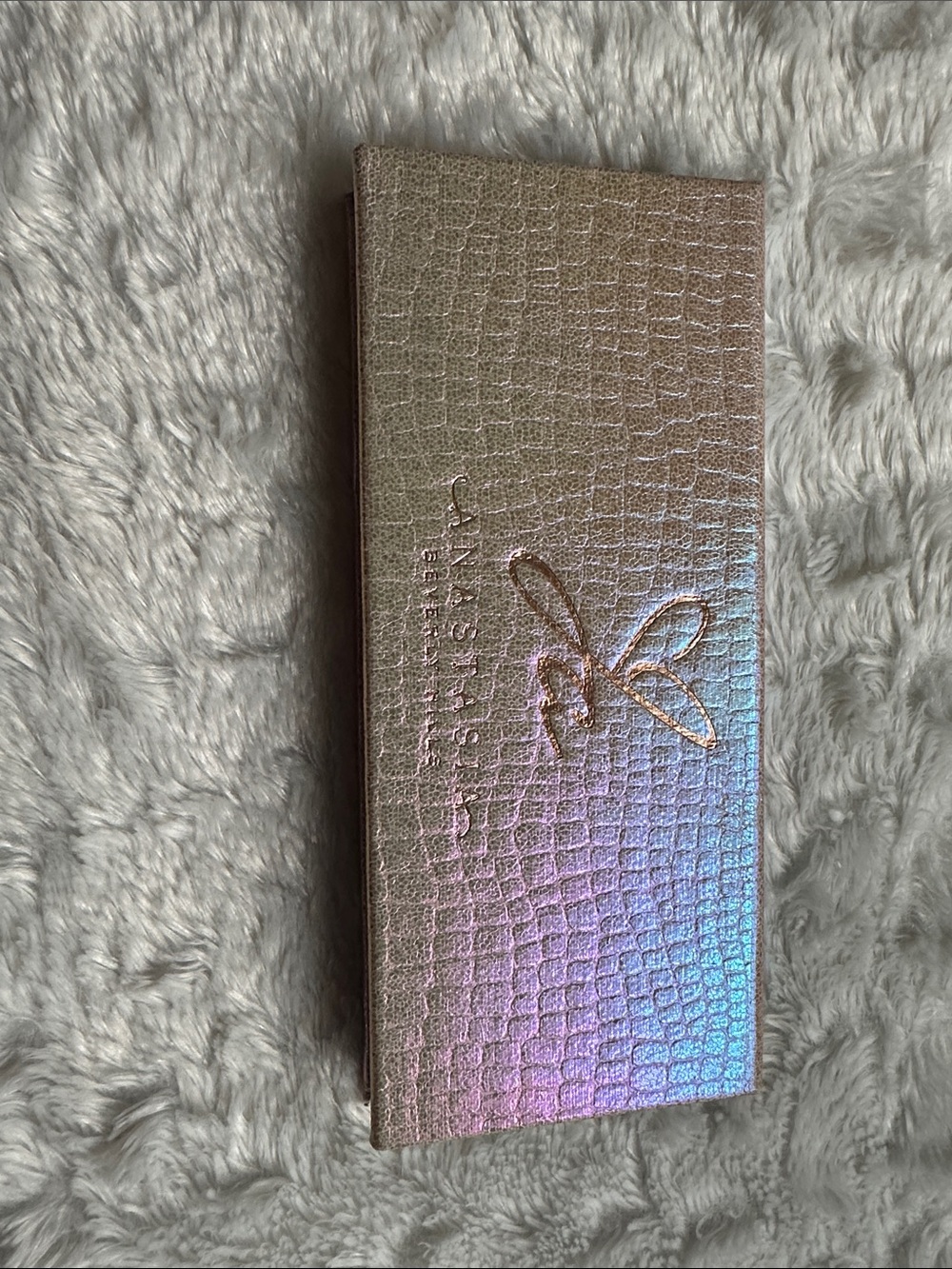 Anastasia Beverly Hills Iridescent Rose Gold Croc-Embossed Palette Case